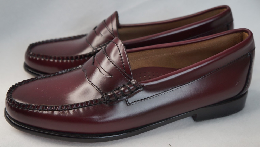 G.H. Bass Weejuns Whitney Cordovan Burgundy Leather Penny Loafers Womens 8 M